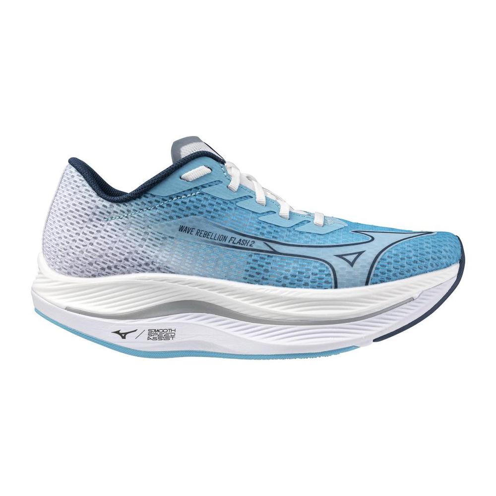 Men's Mizuno Wave Rebellion Flash 2, River Blu/Mugen Blue, 12 D Medium