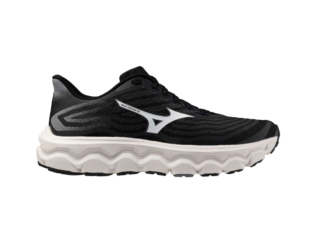 Men's Mizuno Wave Horizon 8, Black/White, 15 2E Wide