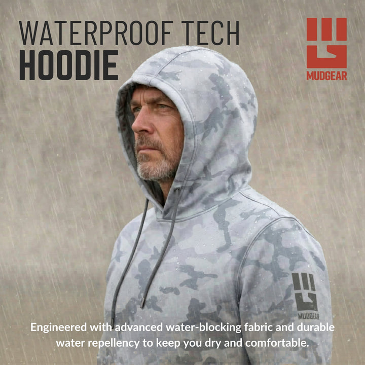 MudGear All-Weather Warrior Hoodie - Light Gray Camo