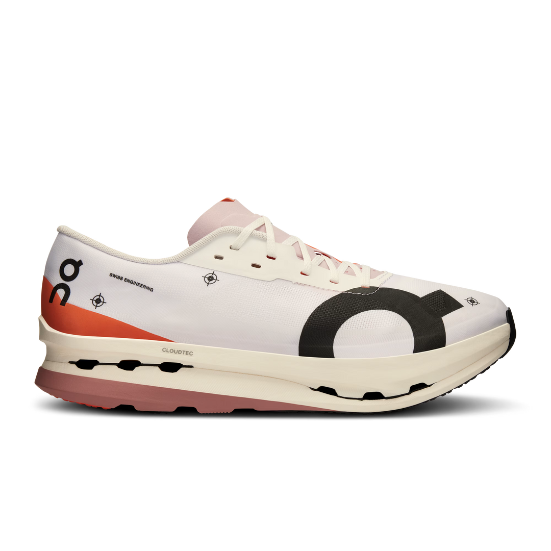 Men's On Cloudboom Echo 3, White/Flame, 10 D Medium