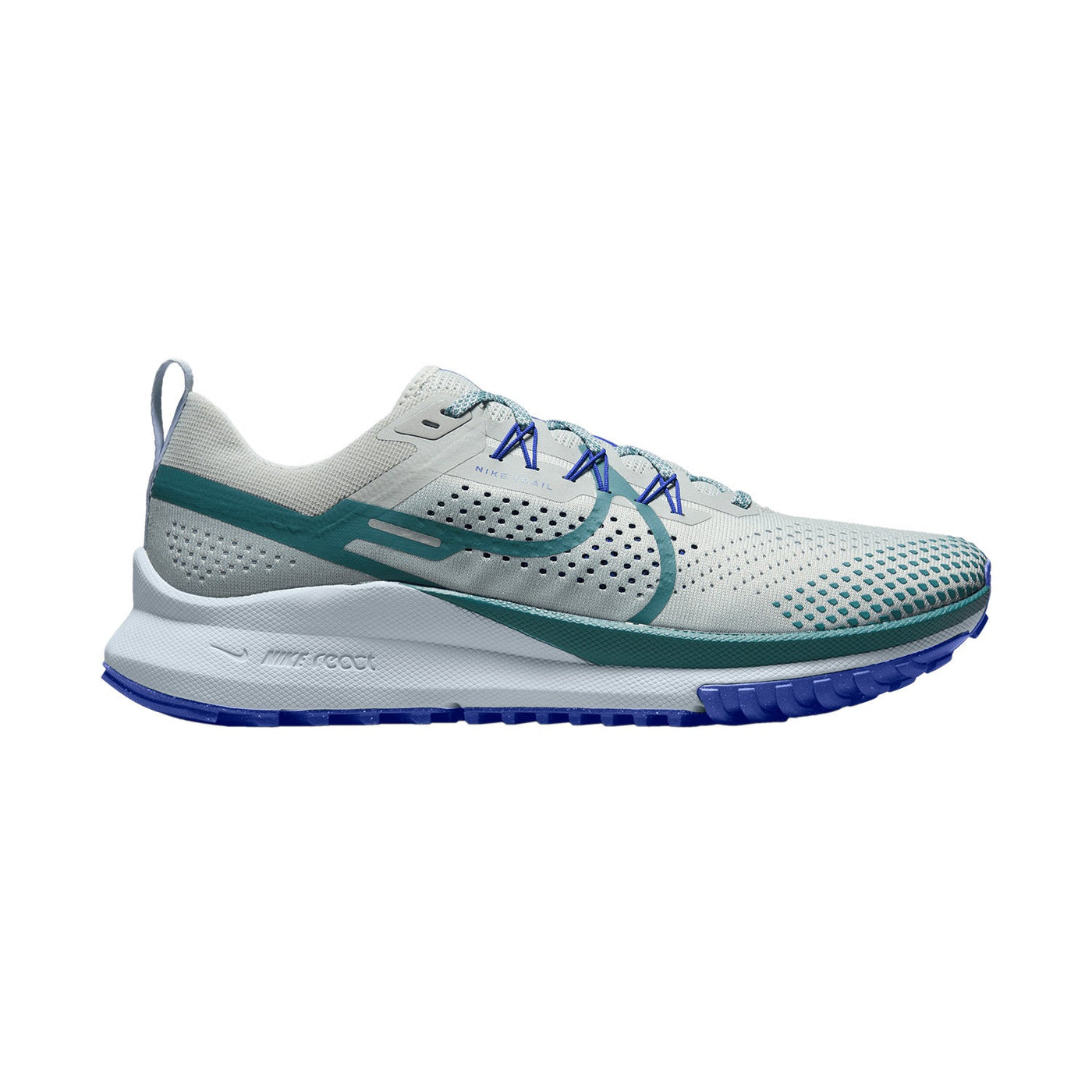 Men's Nike Pegasus Trail 4, Light Silver/Mineral Teal, 11.5 D Medium