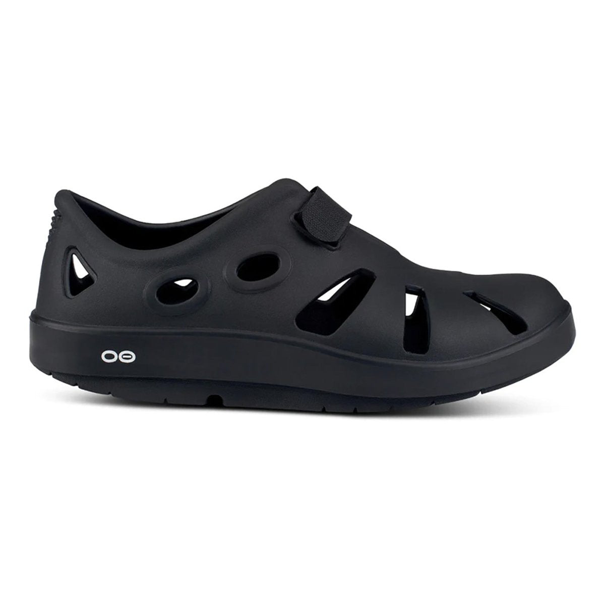 Men's OOFOS OOCandoo, Black, 12 D Medium