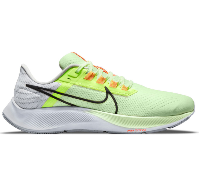 Men's Nike Pegasus 38, Barely Volt/Volt, 12 D Medium