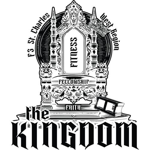F3 The Kingdom - St. Charles in Black Logo (Made to Order DTF)