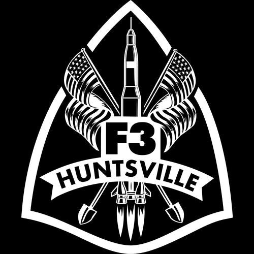 F3 Huntsville (White Ink) (Made to Order DTF)