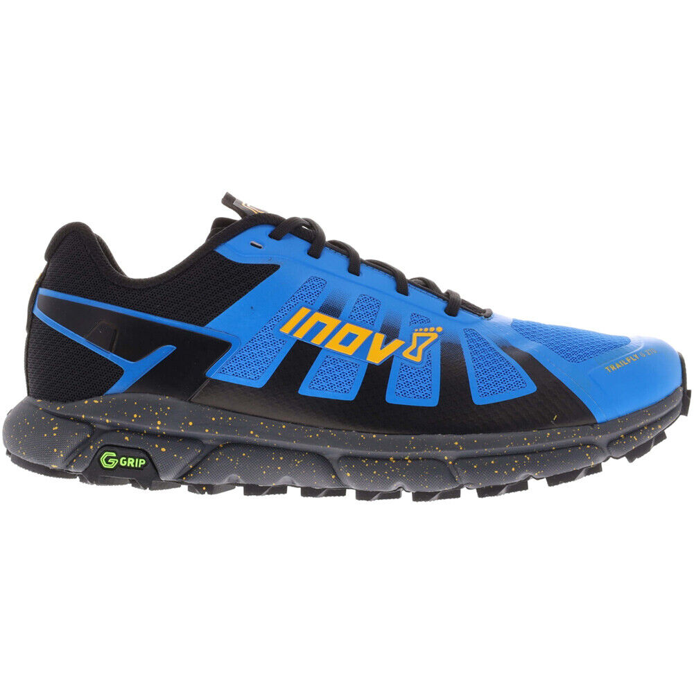 Men's Inov8 Trailfly Ultra G 270, Blue/Nectar, 11 D Medium