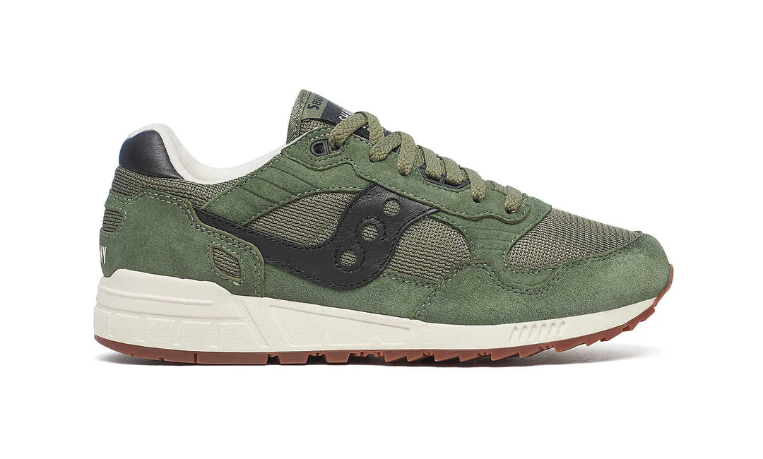 Men's Saucony Shadow 5000, Green/Black, 6 D Medium