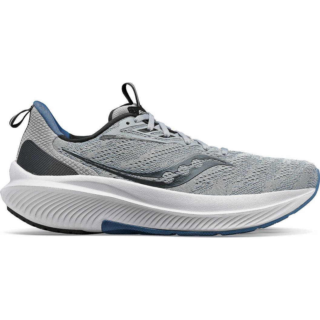 Men's Saucony Echelon 9, Fossil/Murk, 12 2E Wide