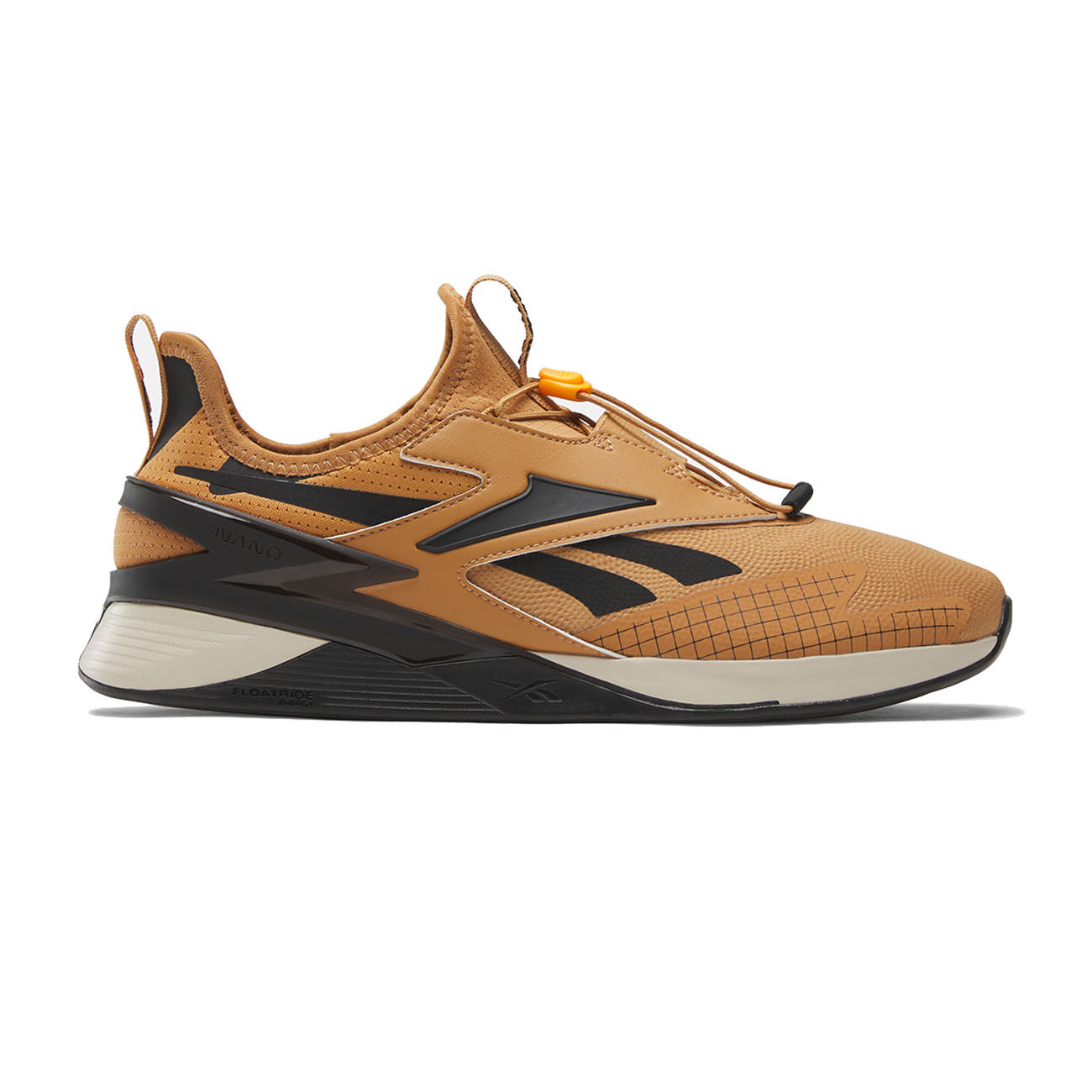 Men's Reebok Nano X3 Froning, Court Brown/Core Black/Stucco, 11 D Medium