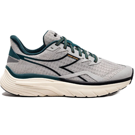 Men's Diadora Equipe Nucleo, Silver DD/Black/Mediterranean, 9.5 2E Wide