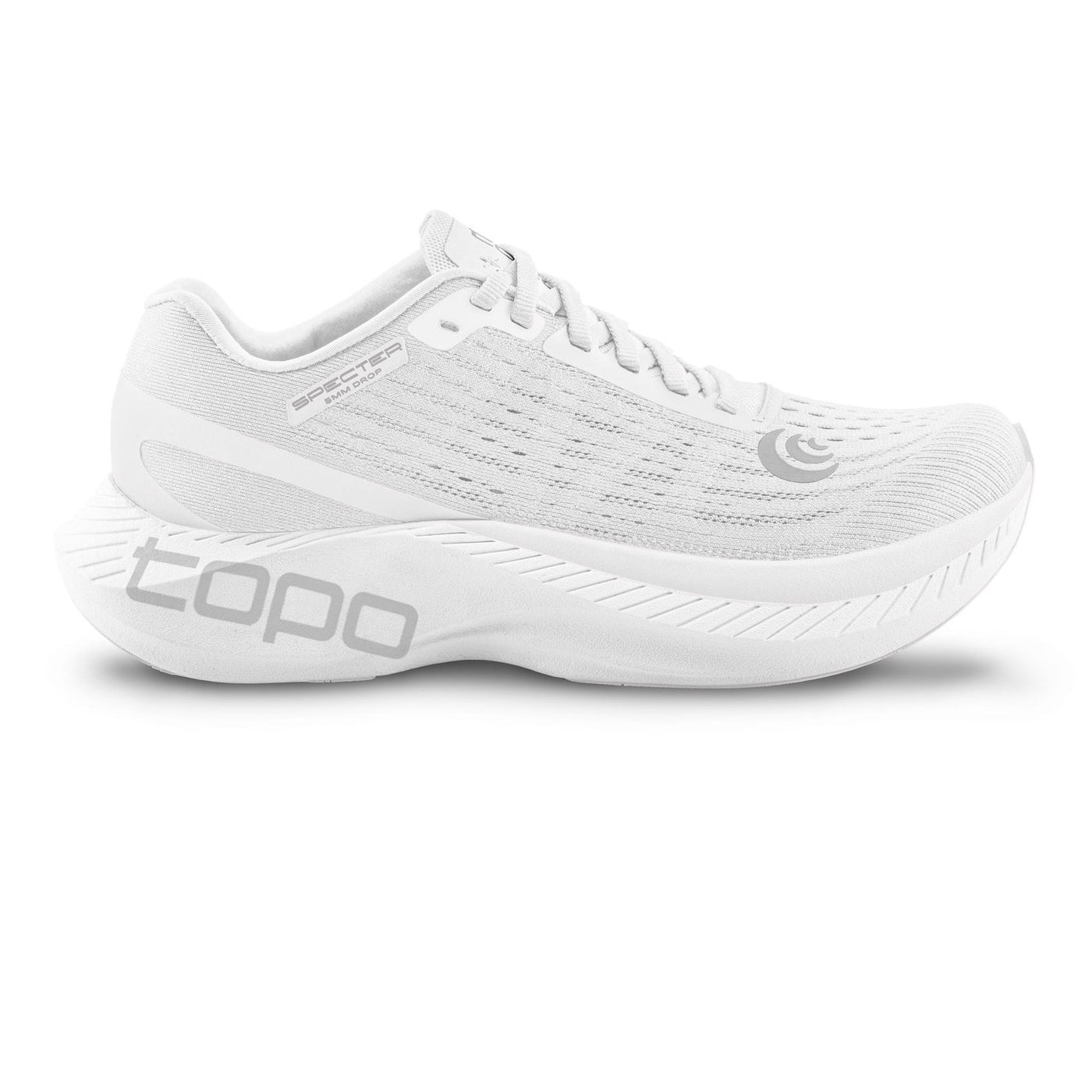 Men's Topo Athletic Specter, White/Grey, 10.5 D Medium