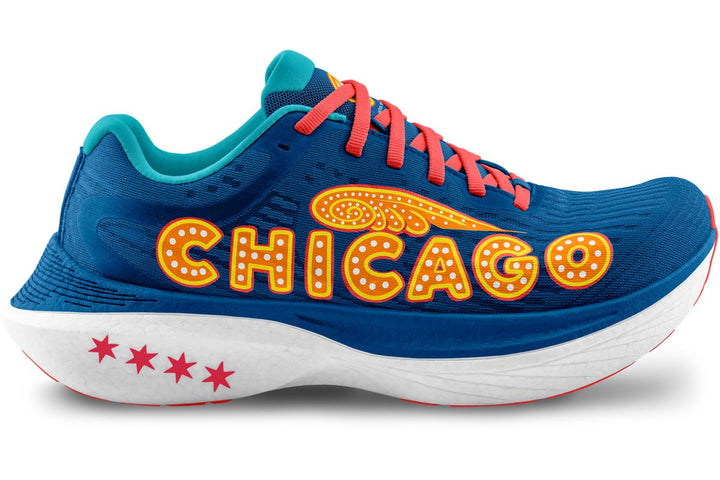 Men's Topo Athletic Specter 2 Chicago, Navy/Orange, 11.5 D Medium