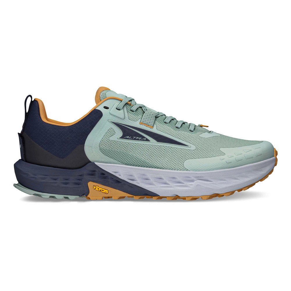 Men's Altra Timp 5, Green/Gray, 10 D Medium