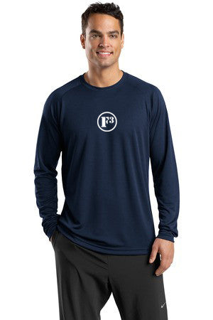 True Navy Dry Zone Long Sleeve Raglan T-Shirt