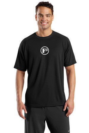 Black Dry Zone Short Sleeve Raglan T-Shirt