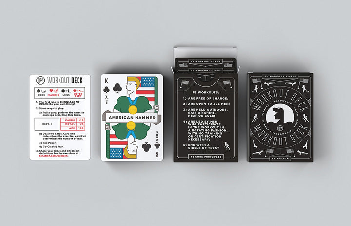 F3 Workout Deck - Waterproof Beatdown Box Card Deck