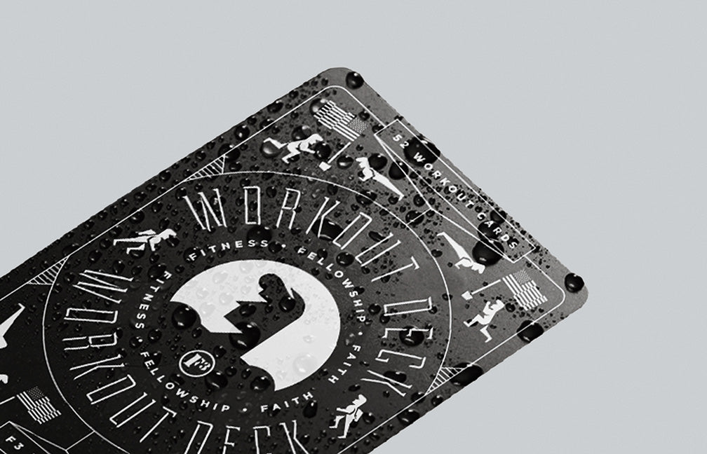 F3 Workout Deck - Waterproof Beatdown Box Card Deck