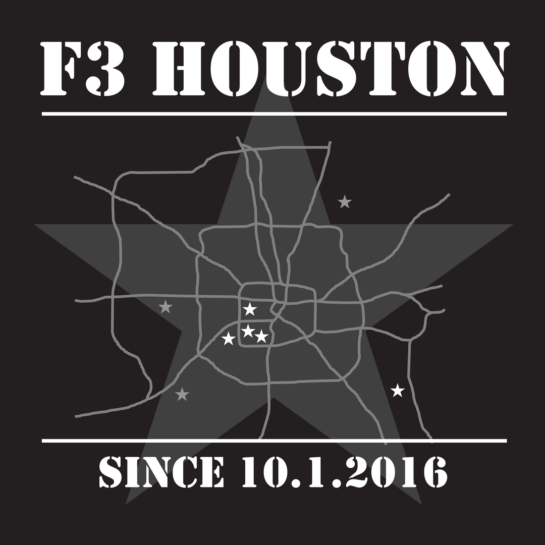 F3 Houston Anniversary Shirt Pre-Order
