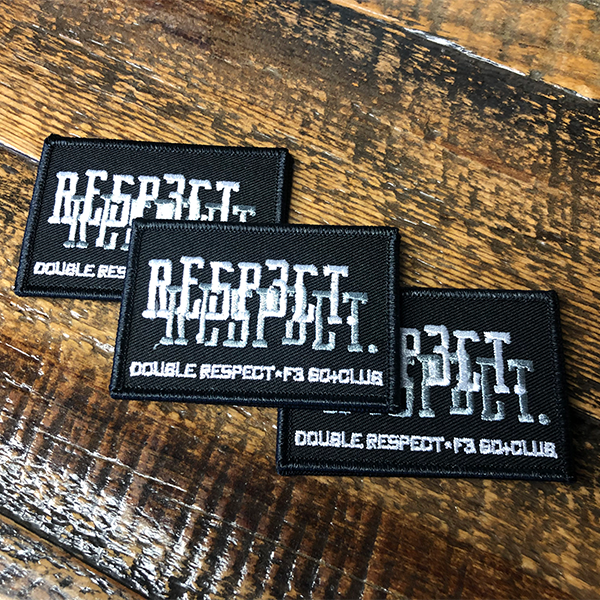 F3 DOUBLE RESPECT Patch – The F3 Gear Store