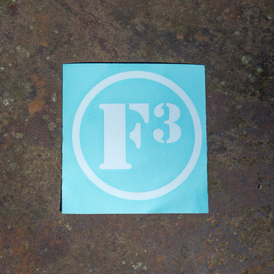 F3 Vinyl Transfer Stickers