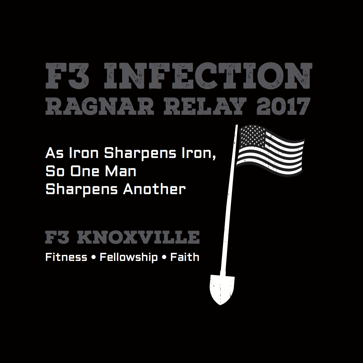 F3 Infection Ragnar Relay 2017 Pre-Order