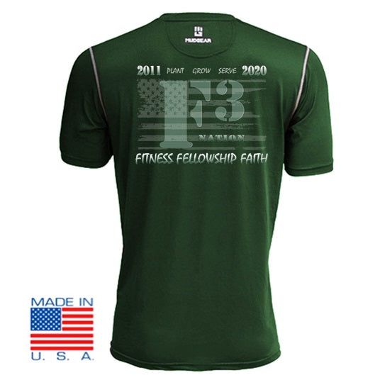2020 Official F3 Race Jersey - MudGear Green Performance Shirts Pre-Order