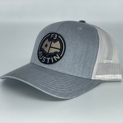 F3 Austin Leatherette Patch Hat Pre-Order June 2023