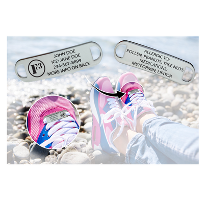 F3 Custom Safety Alert Shoe Tag - Made To Order