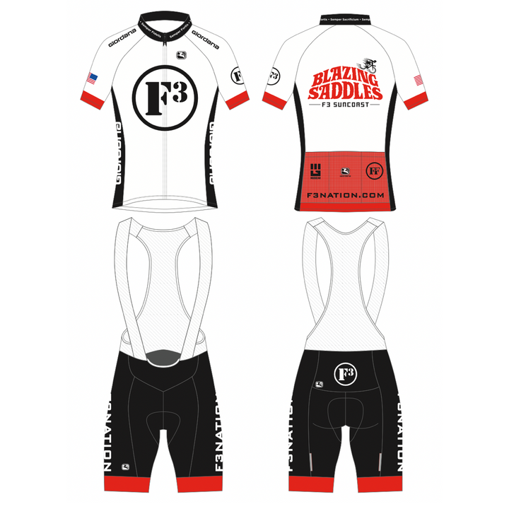 F3 Suncoast Blazing Saddles Cycling Kit Pre-Order July 2022