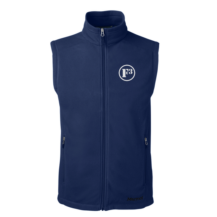 F3 Marmot Men's Rocklin Fleece Vest - Made to Order