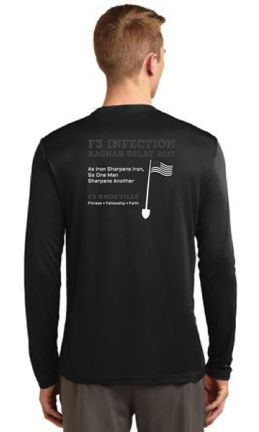 F3 Infection Ragnar Relay 2017 Pre-Order