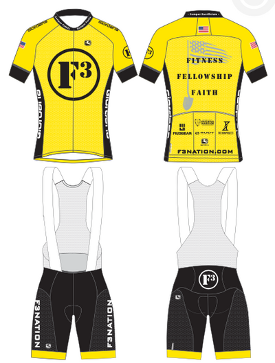 F3 Cycling Jersey and Bib Short Pre-Order