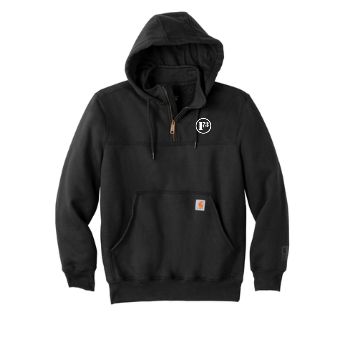 F3 Carhartt Rain Defender Paxton Heavyweight Hooded Zip Mock Sweatshir The F3 Gear Store