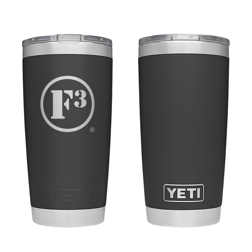 F3 YETI - Rambler 20oz Tumbler w/ Magslider Lid – The F3 Gear Store