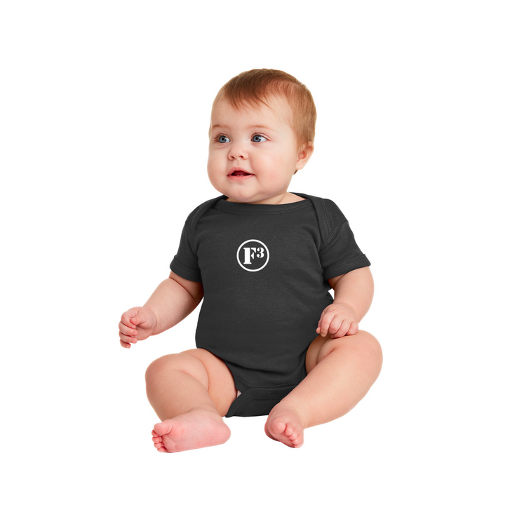 F3 Rabbit Skins Infant Short Sleeve Baby Rib Bodysuit - Made to Order