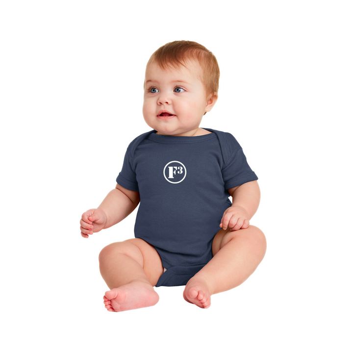 F3 Rabbit Skins Infant Short Sleeve Baby Rib Bodysuit - Made to Order