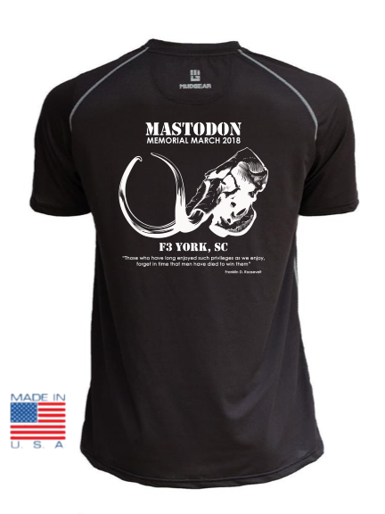 F3 Mastodon Memorial March 2018 Pre-Order