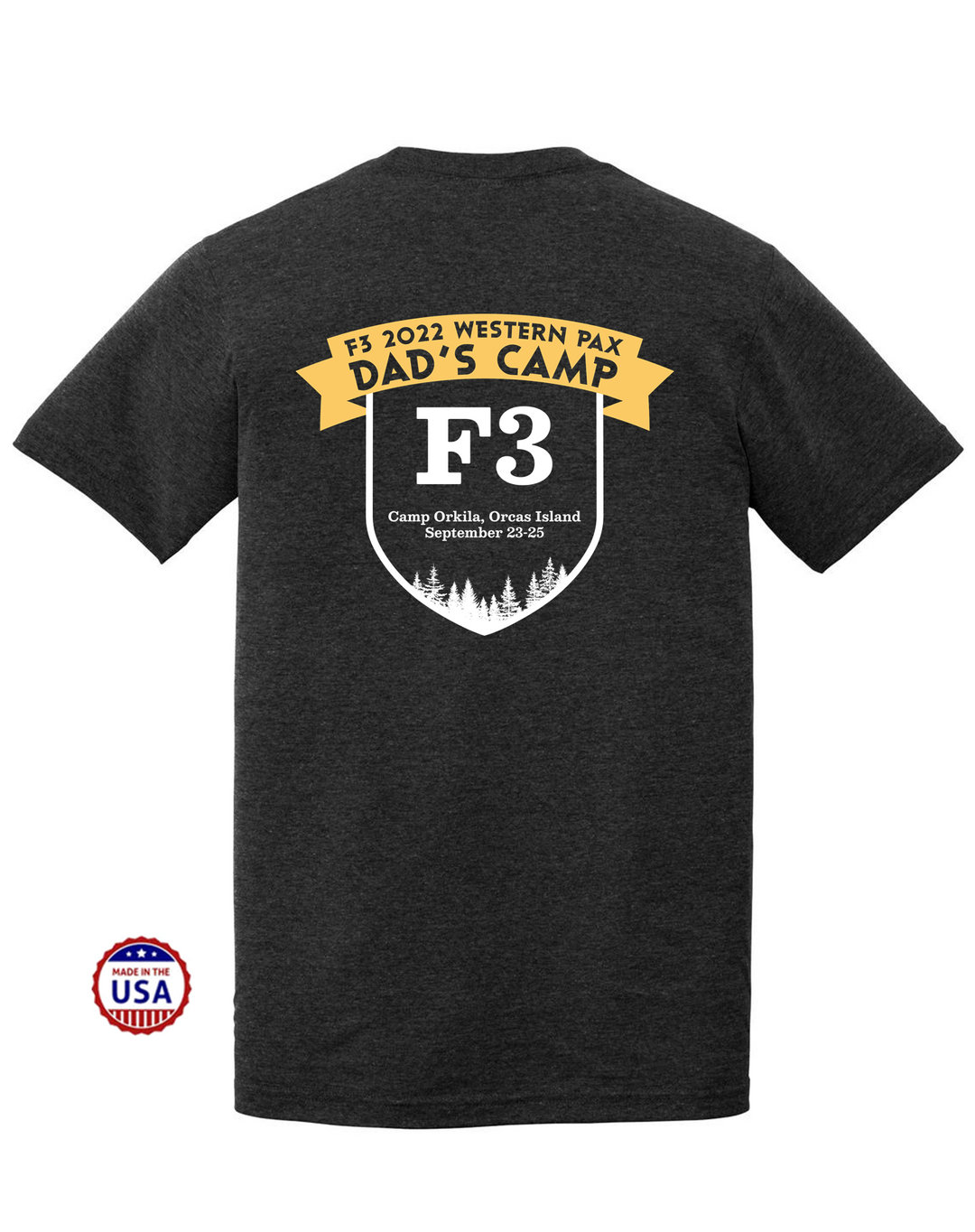 F3 2022 Western Pax Dad's Camp Pre-Order September  2022