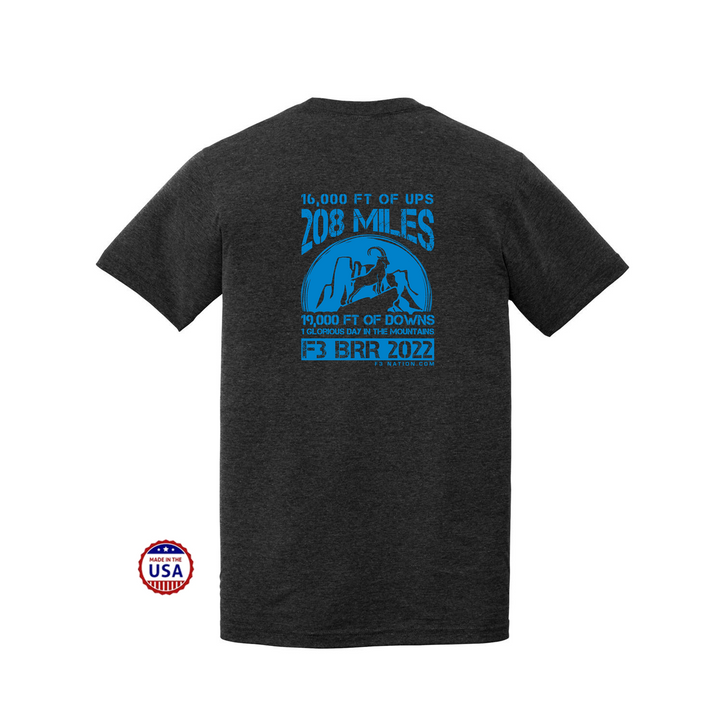 F3 2022 BRR Shirt - USA-Made Tri-Blend Tee Pre-Order