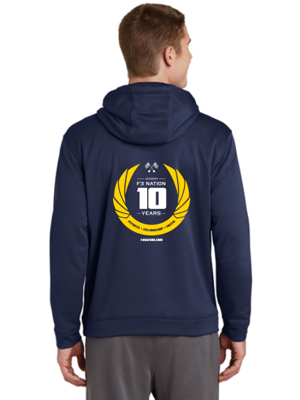 F3 10th Anniversary Sport-Tek Hoodie Pre-Order November 2021