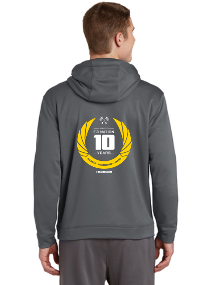 F3 10th Anniversary Sport-Tek Hoodie Pre-Order November 2021