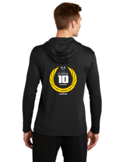 F3 10th Anniversary Sport-Tek PosiCharge Competitor Hooded Pullover Pre-Order October 2021