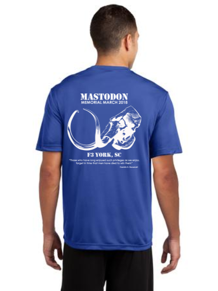 F3 Mastodon Memorial March 2018 Pre-Order