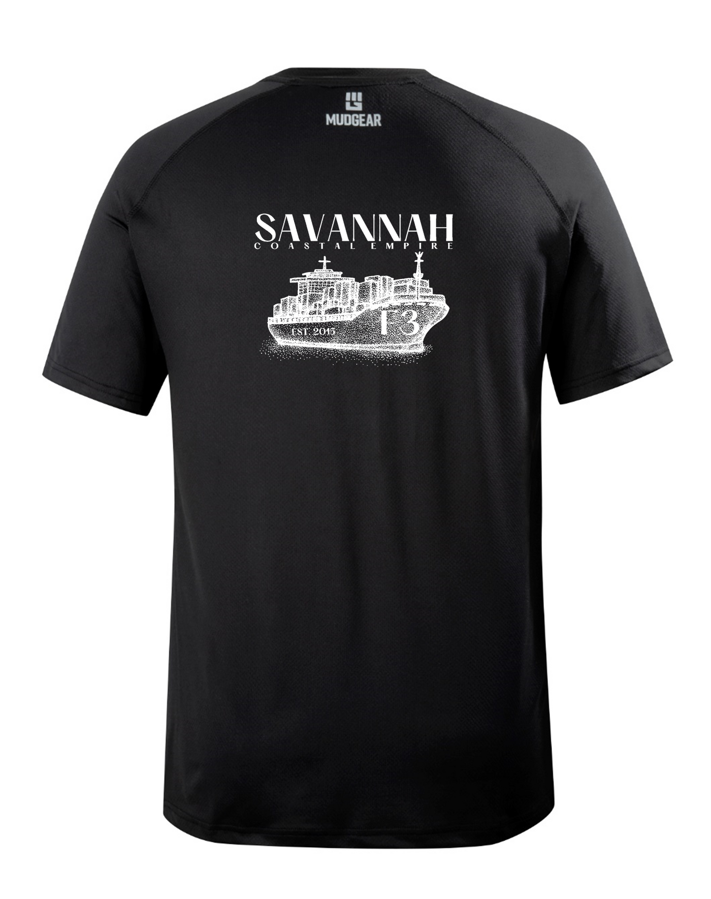 CLEARANCE ITEM - F3 Savannah Coastal Empire  - MudGear Loose Tee Short Sleeve (Black)