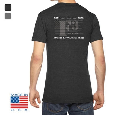 2020 Official F3 Race Jersey - USA Made Tri-Blend Tee Pre-Order