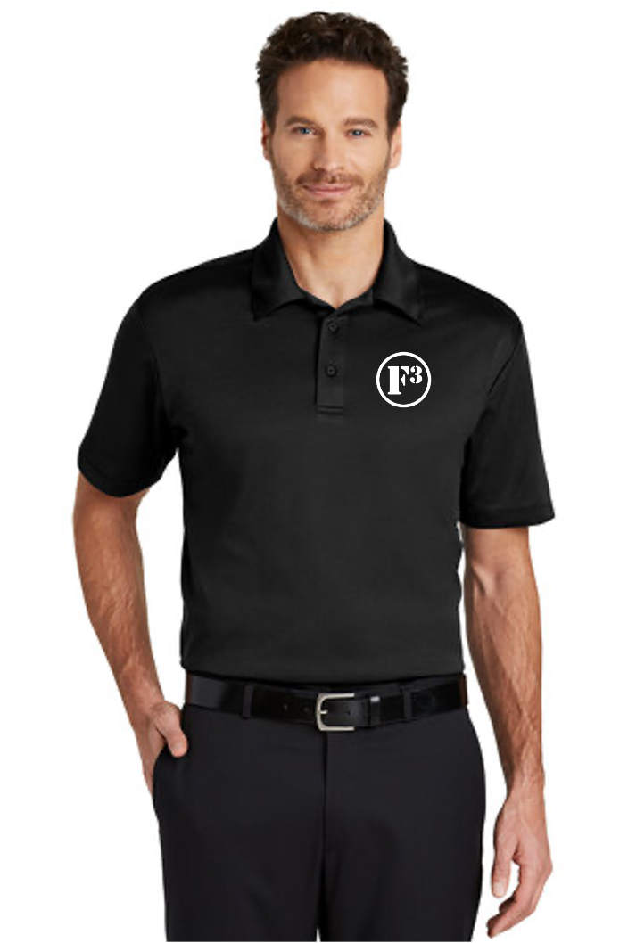 F3 Port Authority Silk Touch  Performance Polo - Made to Order