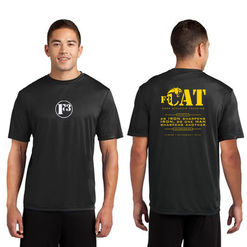 F3 Cat Shirt - Gold Print Pre-Order
