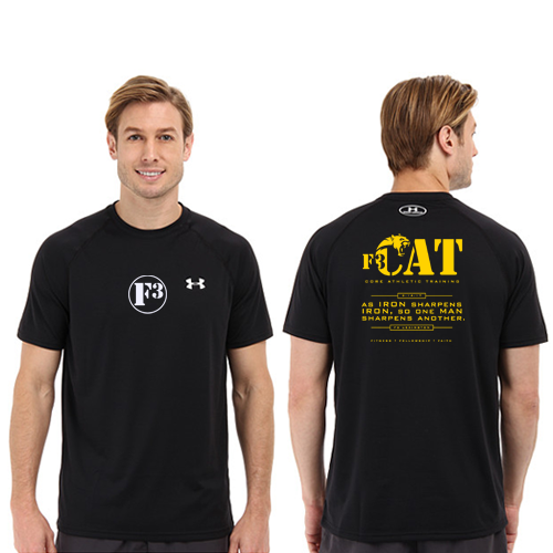 F3 Cat Shirt - Gold Print Pre-Order