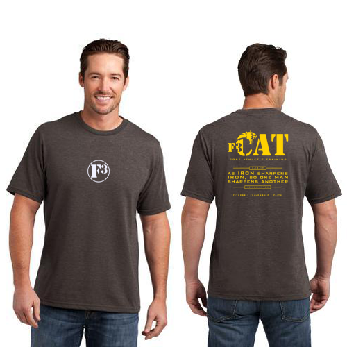 F3 Cat Shirt - Gold Print Pre-Order