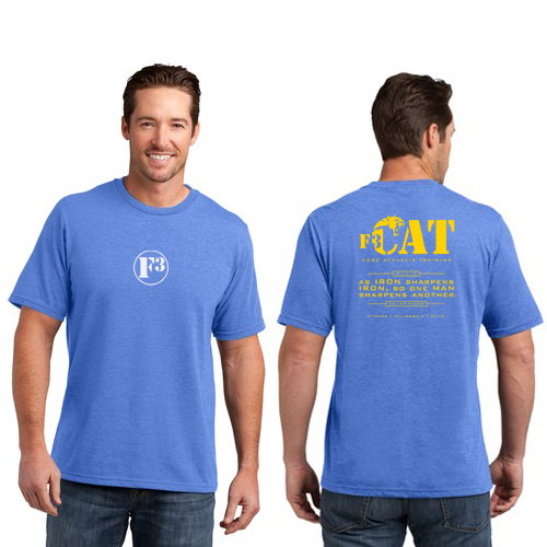 F3 Cat Shirt - Gold Print Pre-Order